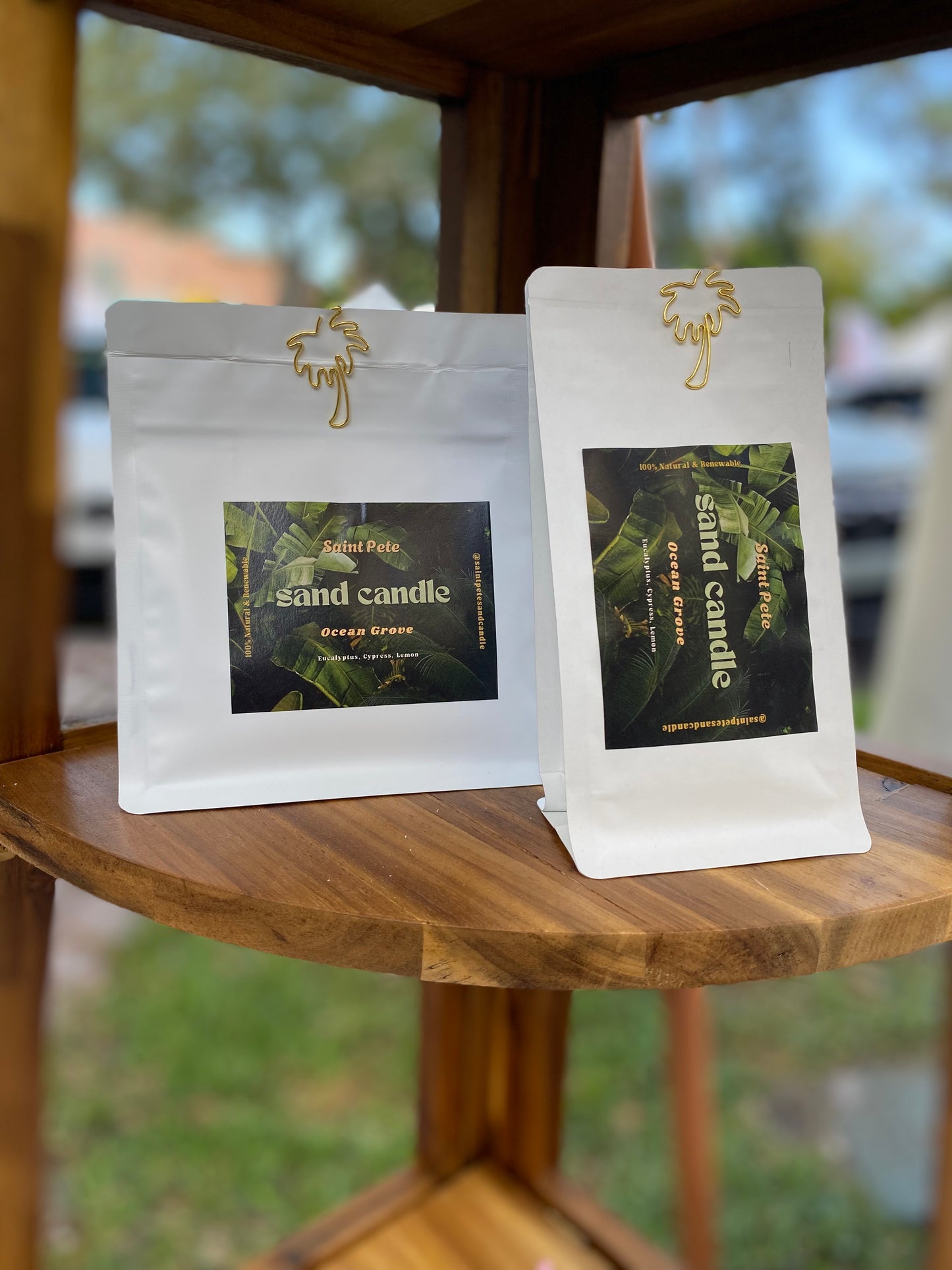 Saint Pete Sand Candle