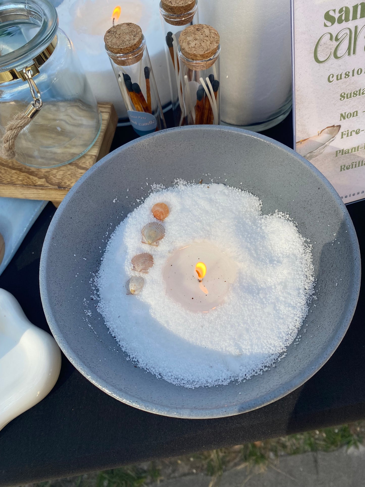 Saint Pete Sand Candle