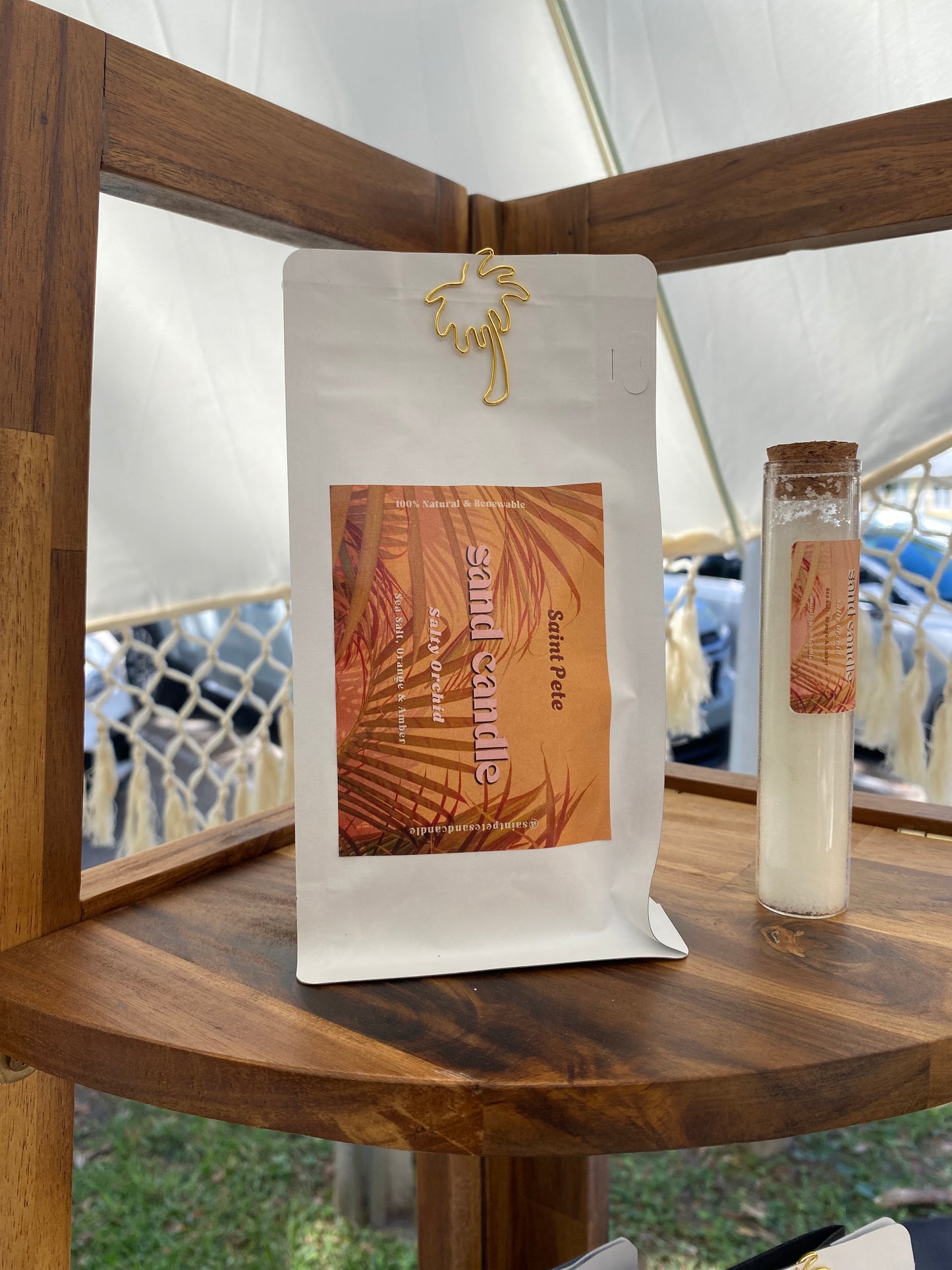 Saint Pete Sand Candle