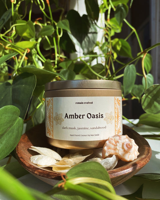 Amber Oasis Candle